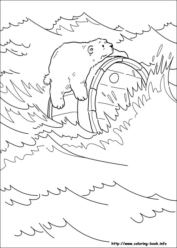 Little Polar Bear coloring picture